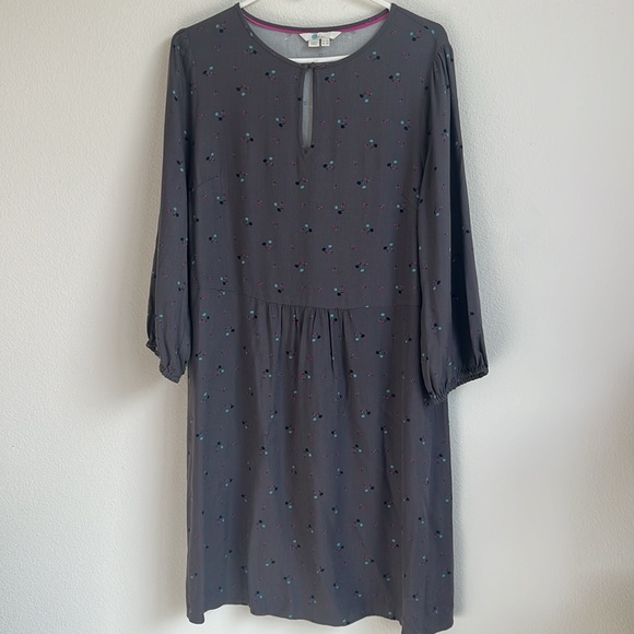 BODEN Vanessa jersey floral long sleeve dress - Picture 2 of 11